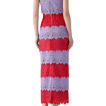 Carolina Herrera Strapless Ankle Length Dress - Vermillion