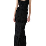 Carolina Herrera Thin Strap Crochet Dress - Vermillion