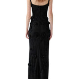 Carolina Herrera Thin Strap Crochet Dress - Vermillion
