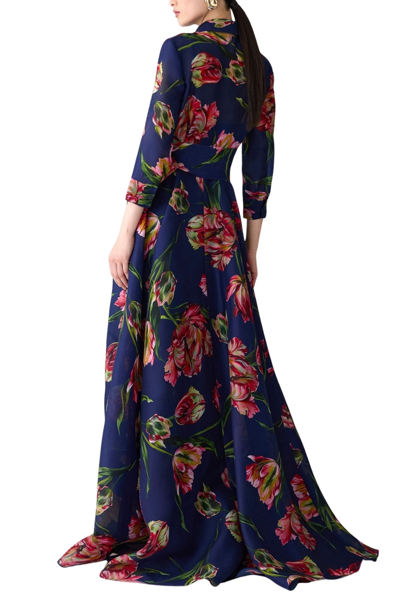 Carolina Herrera Trench Gown - Vermillion