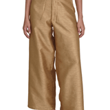 Chan Luu Dupioni Straight Leg Pant - Vermillion