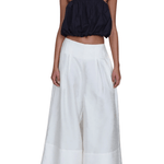 Chan Luu Dupioni Ulta Wide Leg Trousers - Vermillion