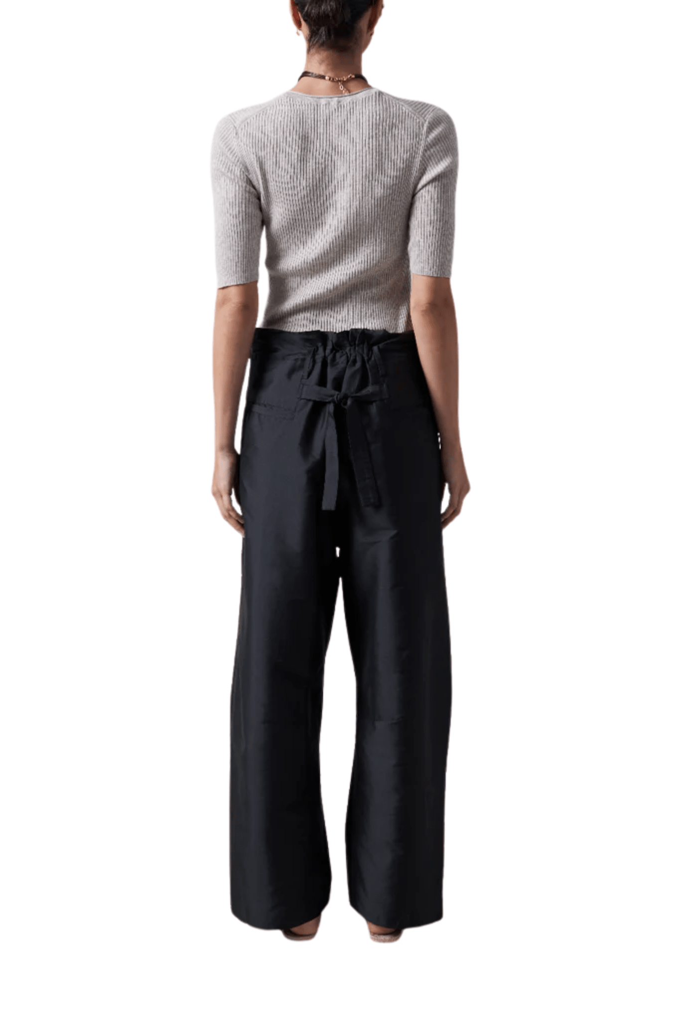 Chan Luu Techno Taffeta Barrel Pant - Vermillion