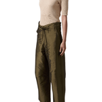 Chan Luu Techno Taffeta Barrel Pant - Vermillion