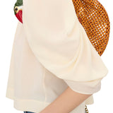 Chloe Bracelet Bag - Toucan Handle - Vermillion