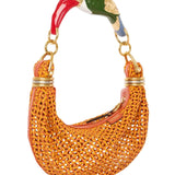 Chloe Bracelet Bag - Toucan Handle - Vermillion
