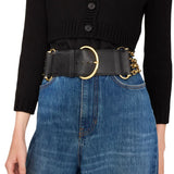 Chloe Camera Chain Belt - Vermillion