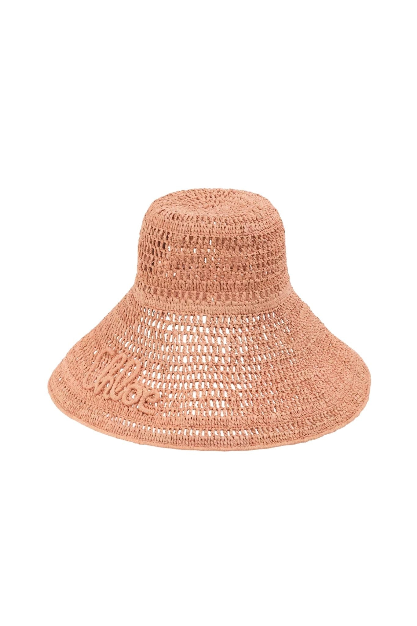 Chloé Capeline Rafia - Vermillion