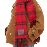 Chloe Cover Scarf - Vermillion