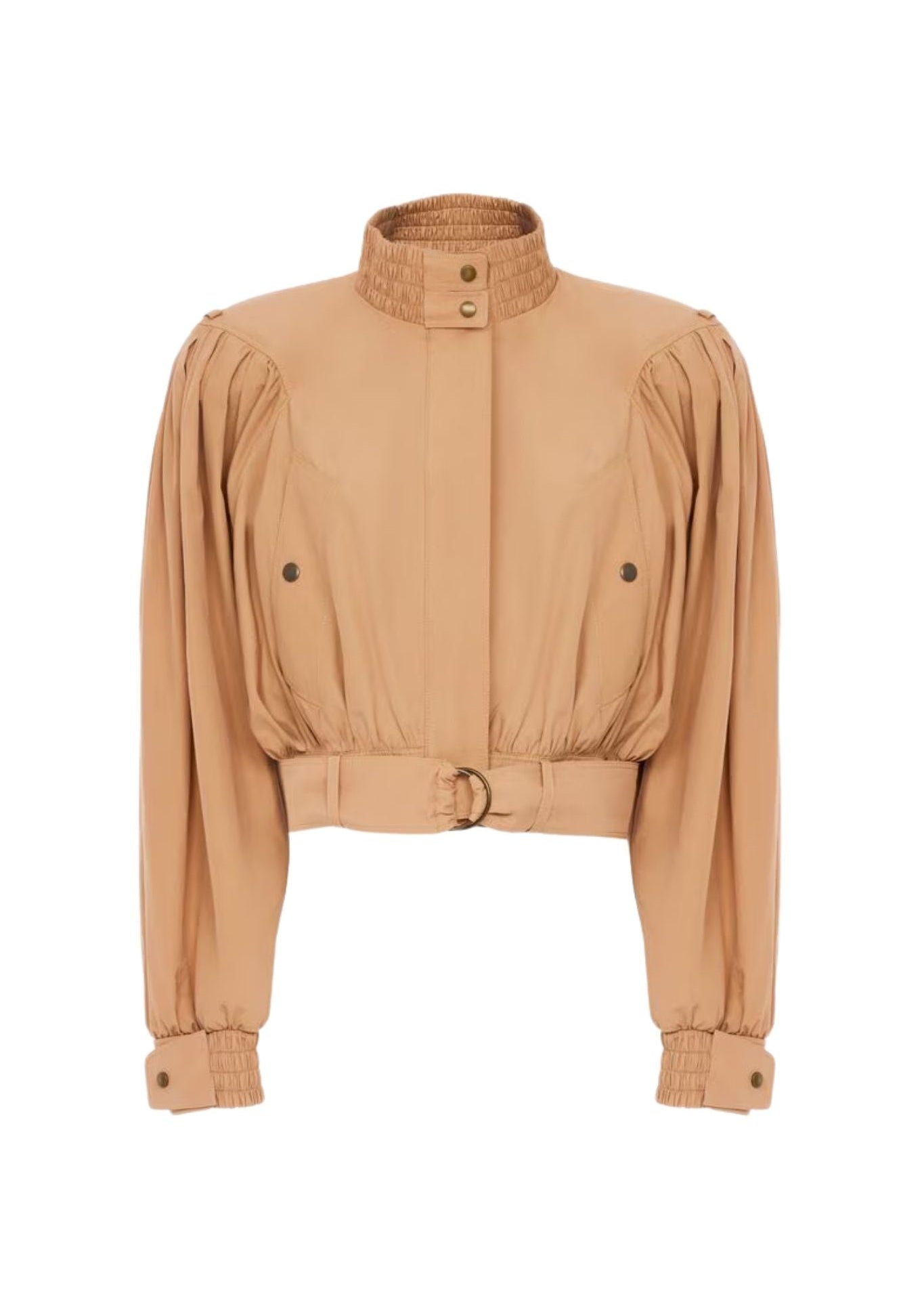 Chloe Cropped Jacket - Vermillion