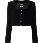 Chloe Cropped Spencer Jacket - Vermillion