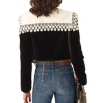 Chloe Cropped Spencer Jacket - Vermillion