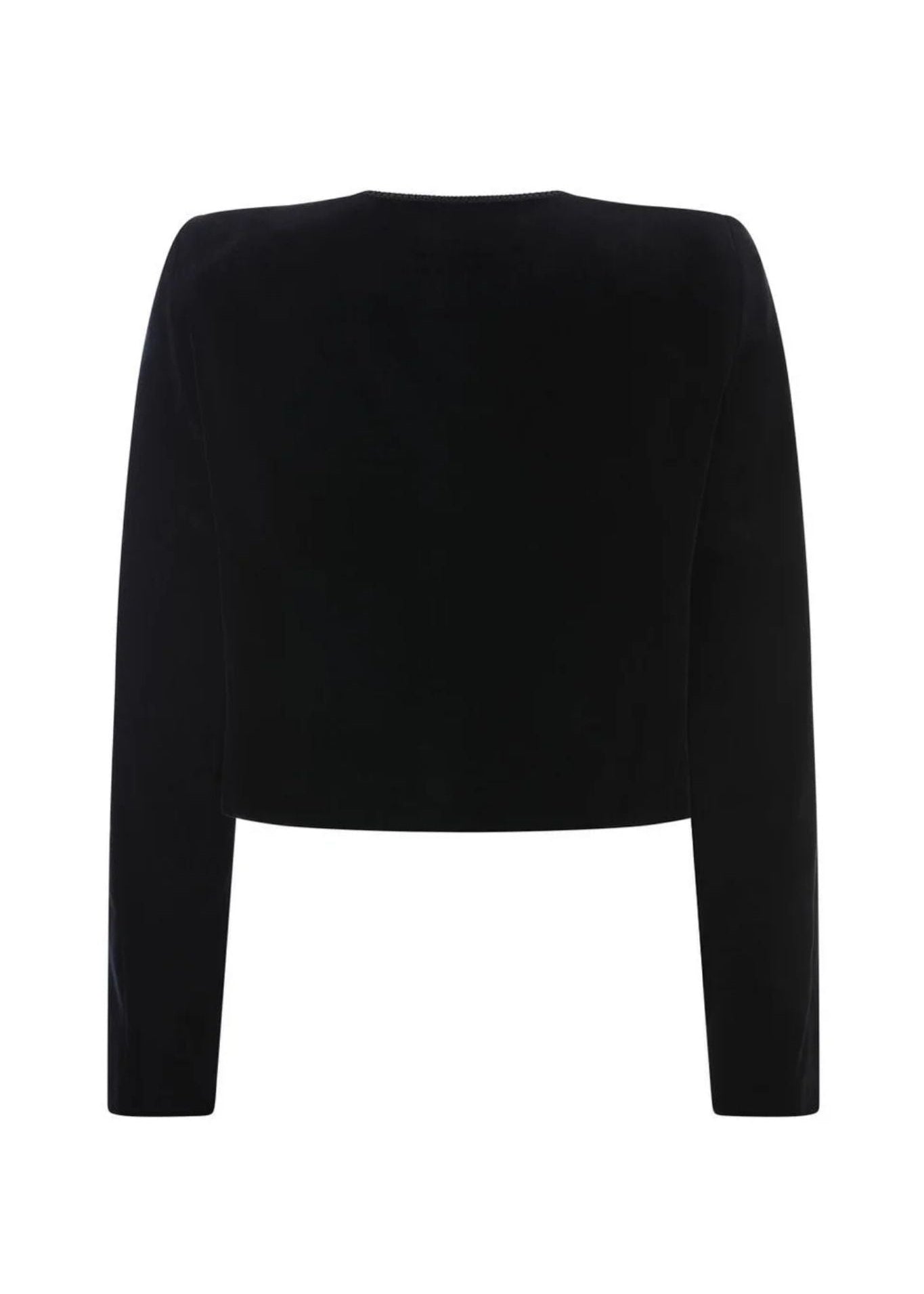 Chloe Cropped Spencer Jacket - Vermillion