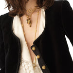 Chloe Cropped Spencer Jacket - Vermillion