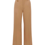 Chloe Cropped Tailored Pants - Vermillion