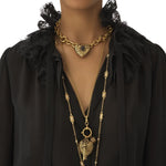 Chloe Elixir Pendant Necklace - Vermillion