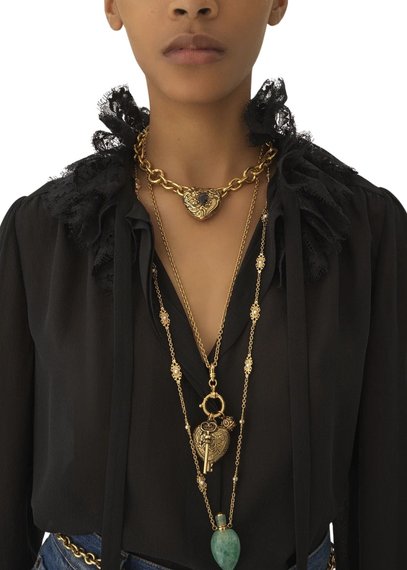 Chloe Elixir Pendant Necklace - Vermillion