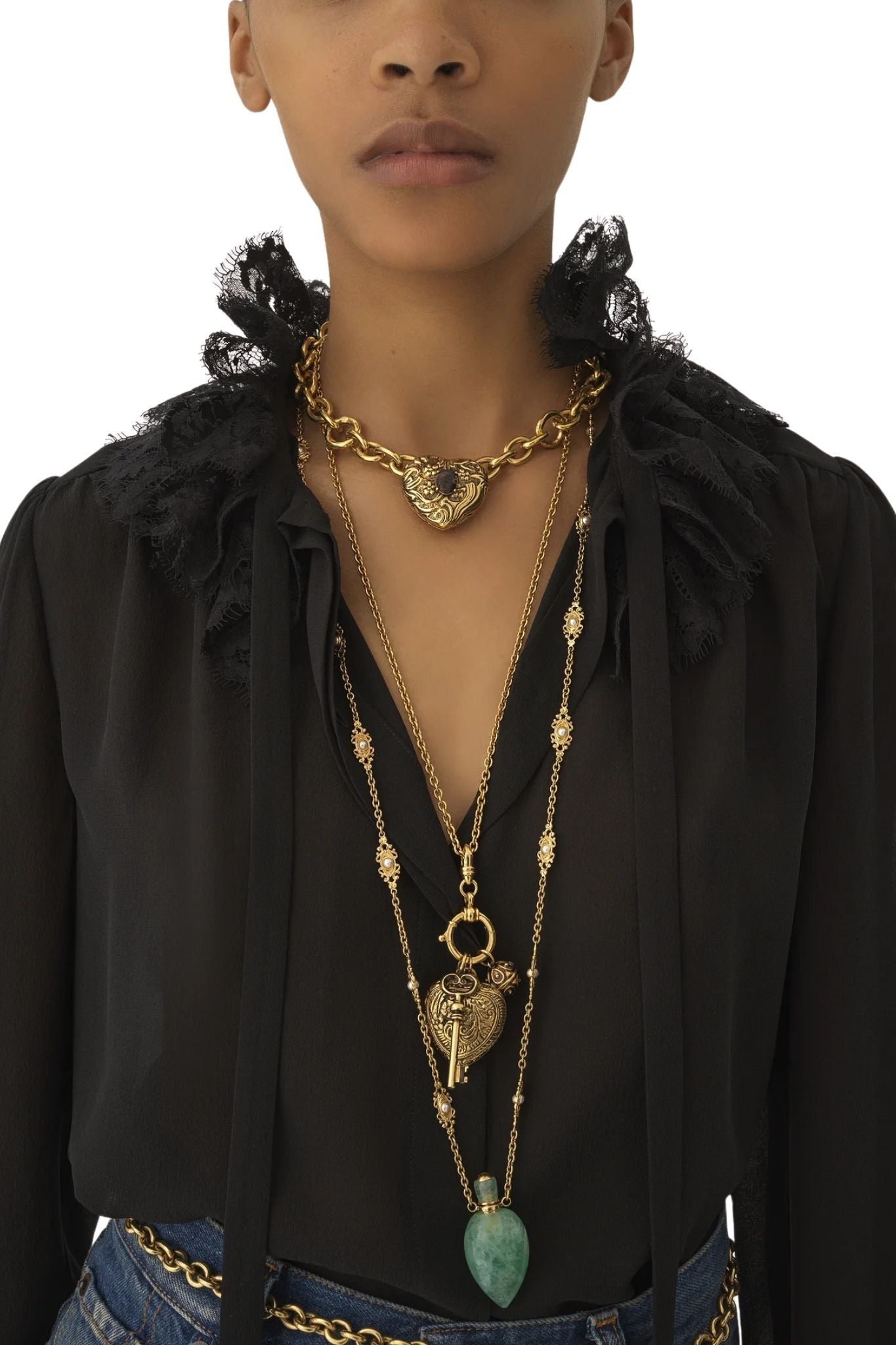 Chloe Elixir Pendant Necklace - Vermillion