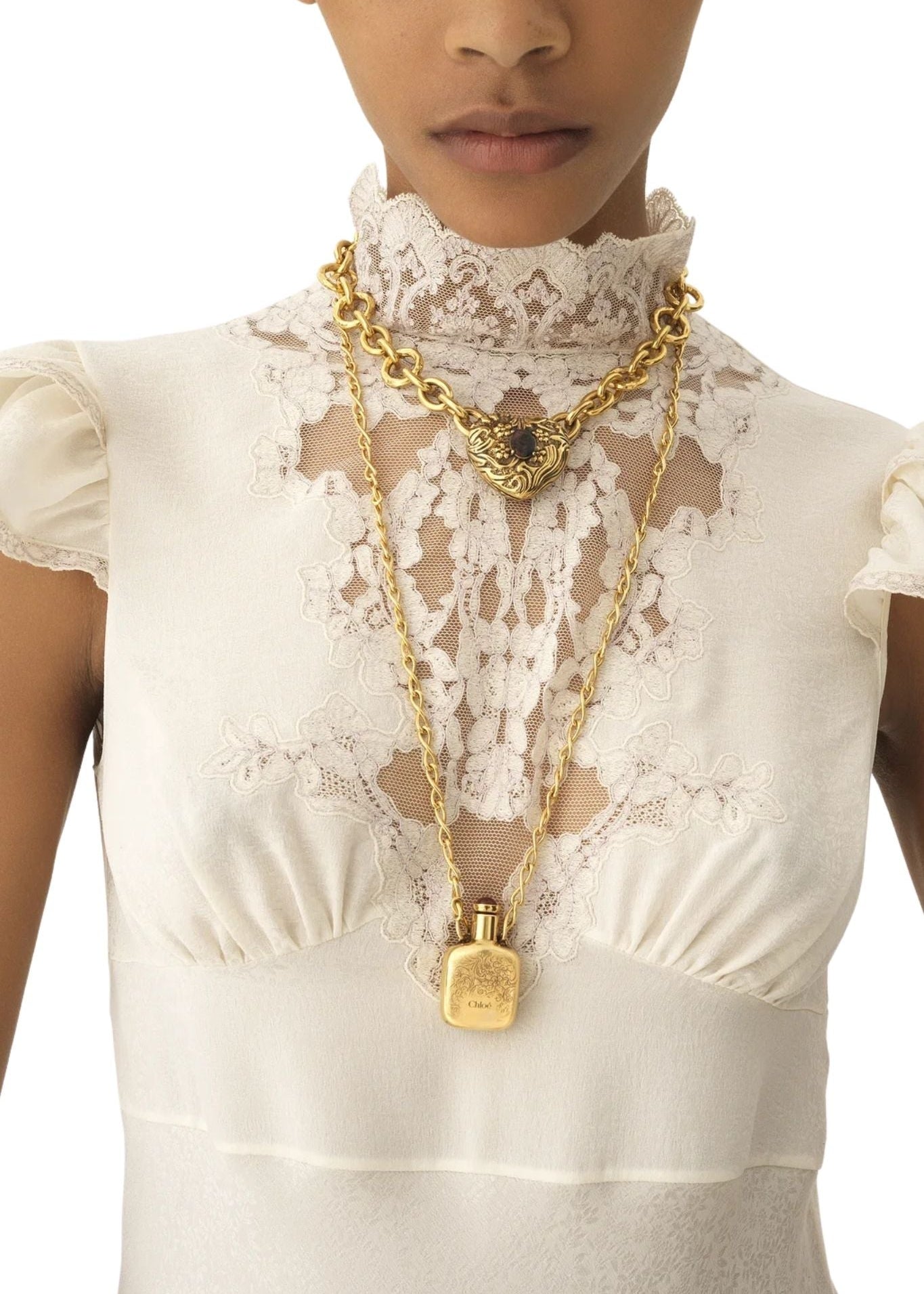 Chloe Elixir Pendant Necklace - Vermillion