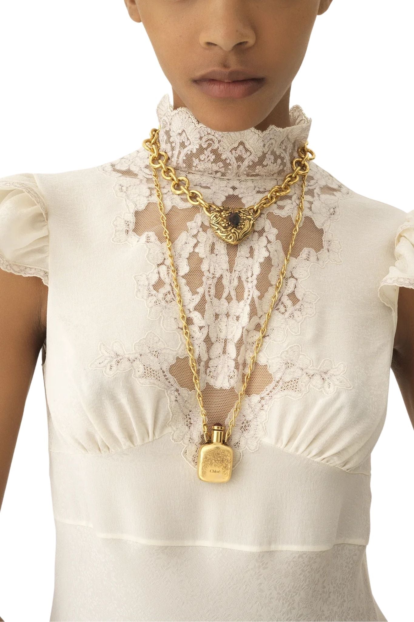 Chloe Elixir Pendant Necklace - Vermillion