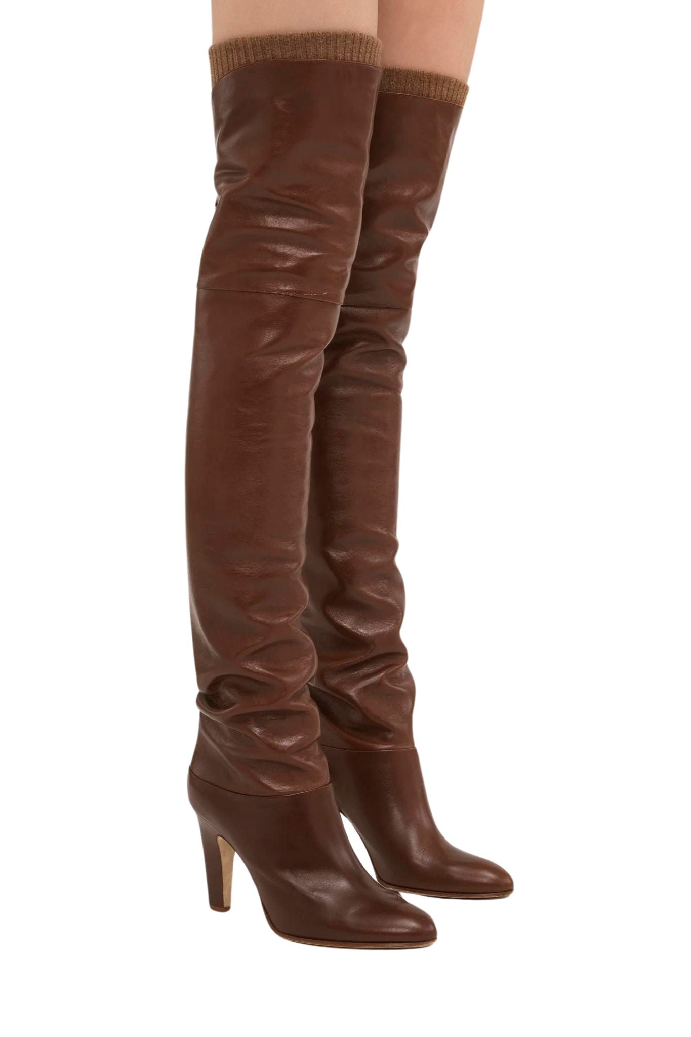 Chloe Eve Thigh High Boot - Vermillion