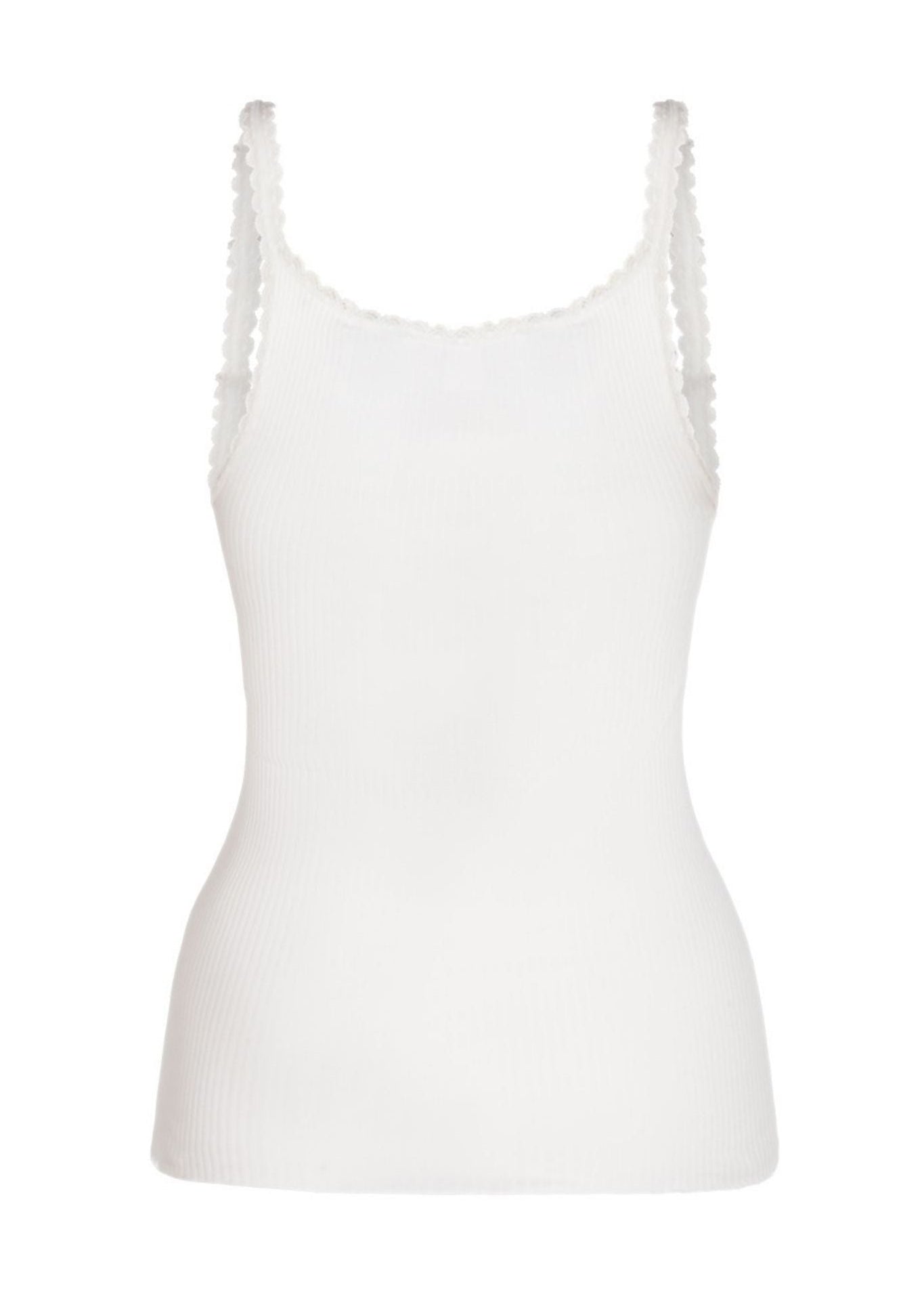 Chloe Fitted Tank Top - Vermillion