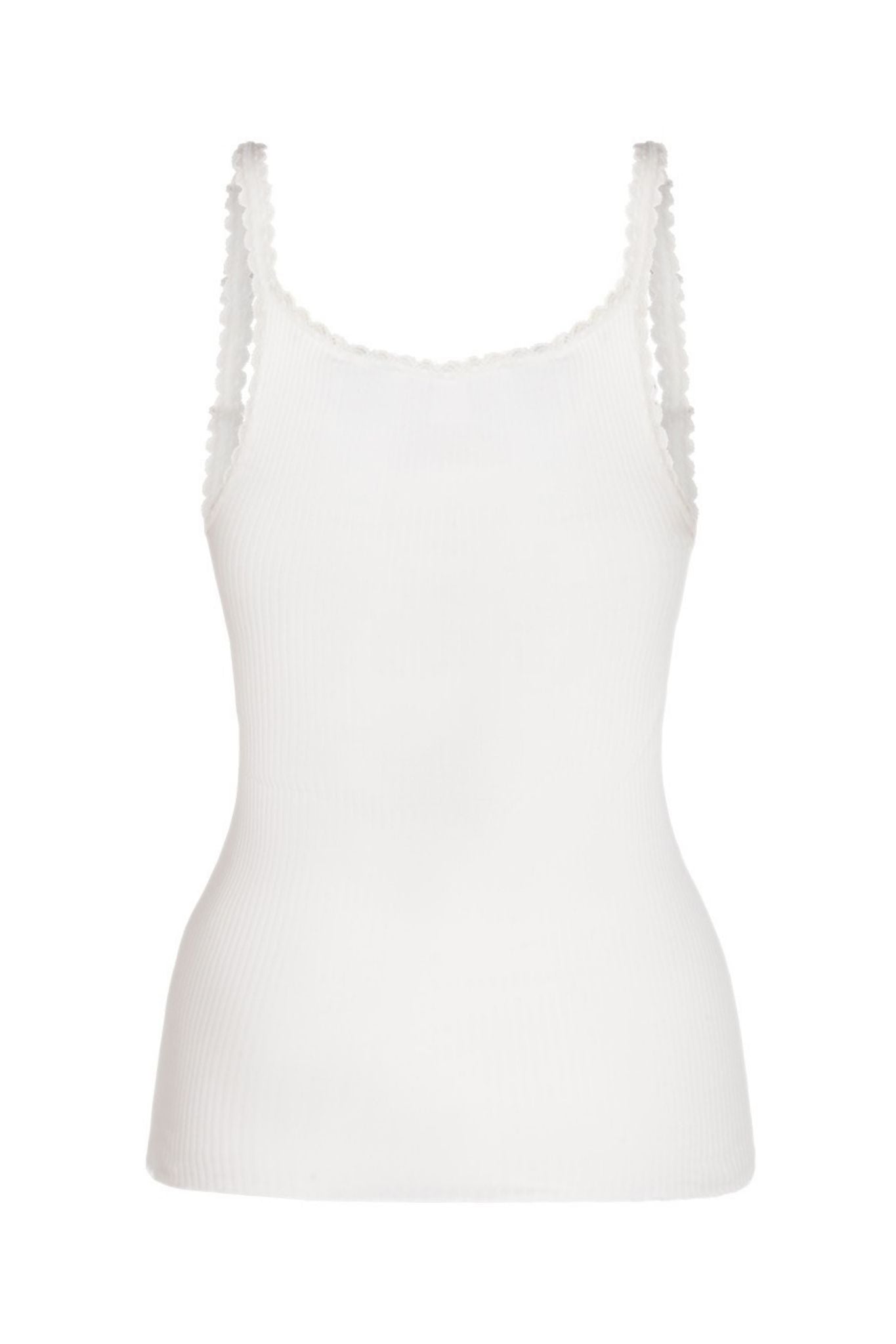 Chloe Fitted Tank Top - Vermillion