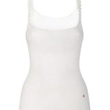 Chloe Fitted Tank Top - Vermillion