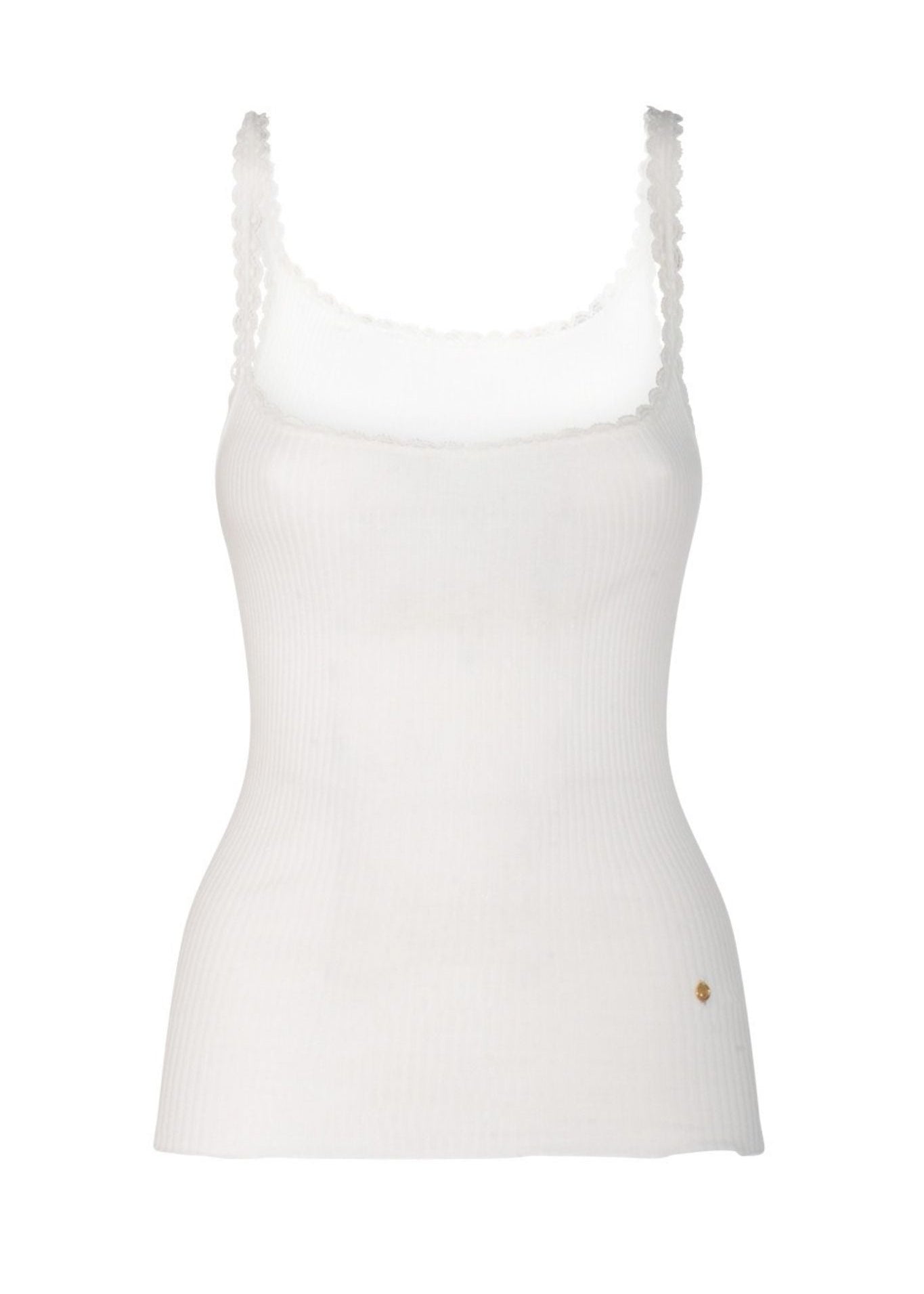 Chloe Fitted Tank Top - Vermillion