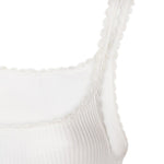 Chloe Fitted Tank Top - Vermillion