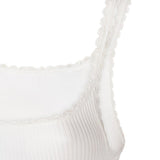 Chloe Fitted Tank Top - Vermillion