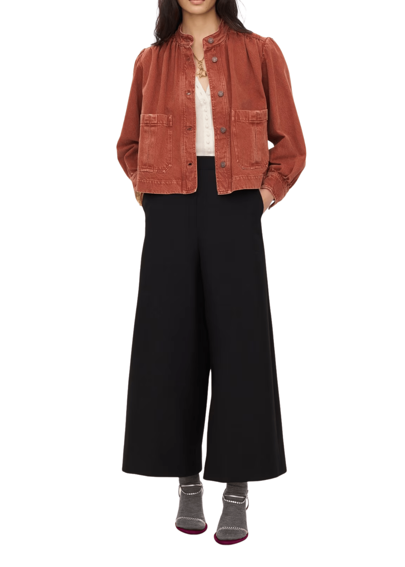 Chloe Jacket - Vermillion