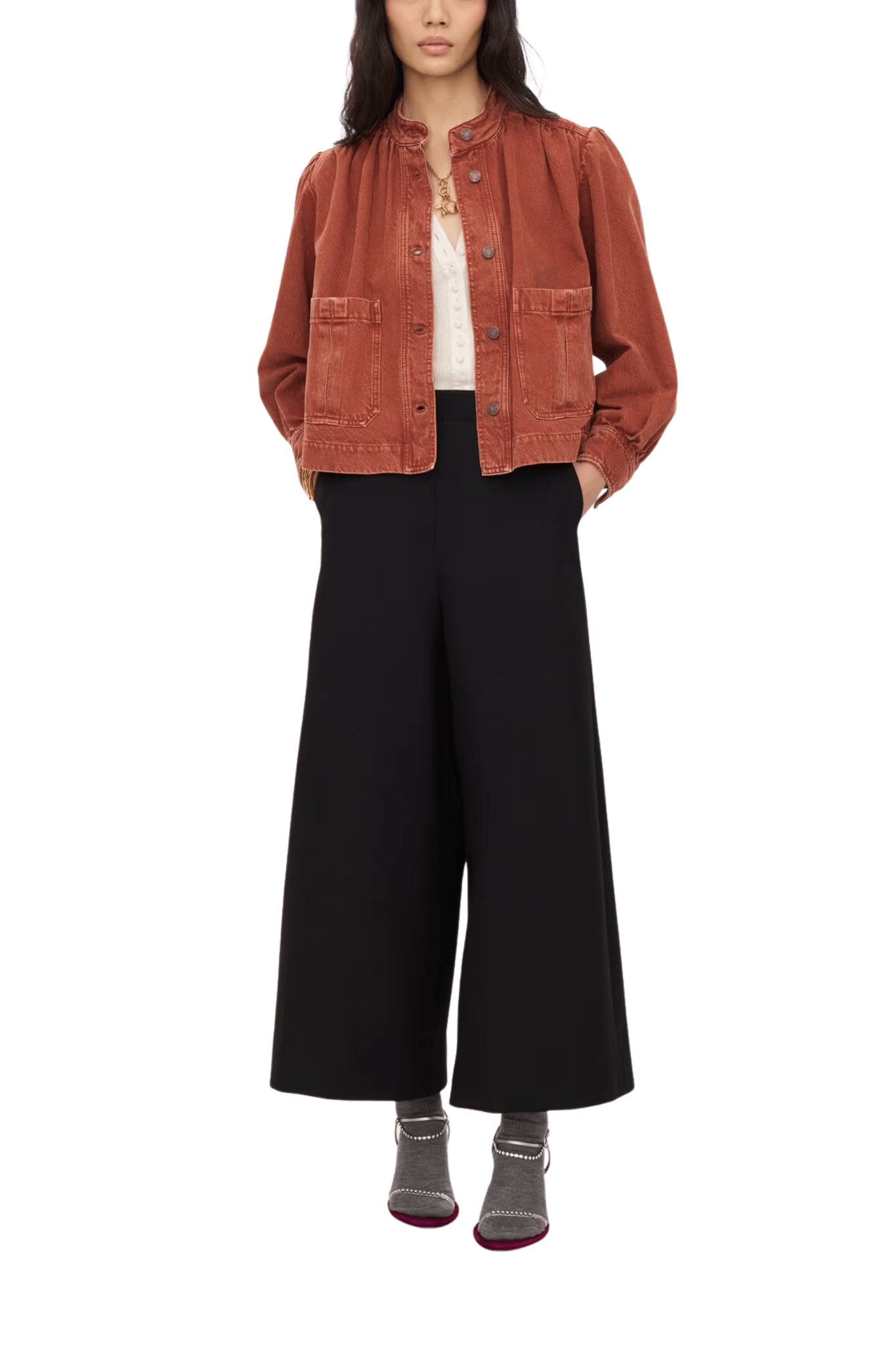 Chloe Jacket - Vermillion