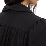 Chloe Jacket in Viscose Faille - Vermillion