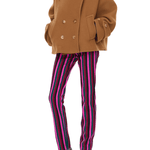 Chloe Jacket MA96 Oversized Short Coat in Wool - Vermillion