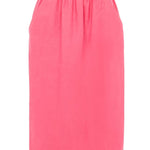 Chloe JU26 Midi Pencil Skirt In Cotton - Mix Gabardine - Vermillion