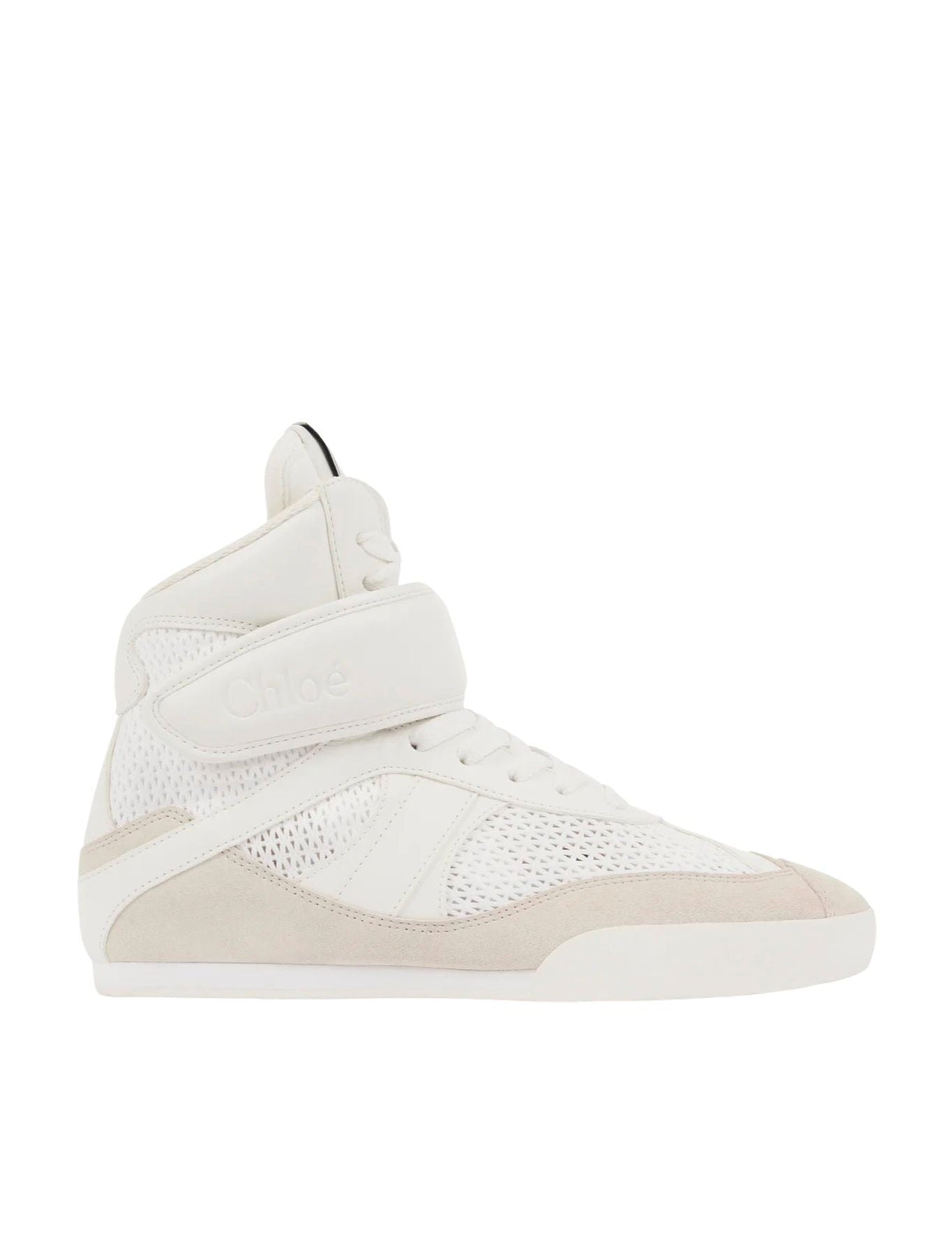 Chloe Kick High Top Sneakers - Vermillion