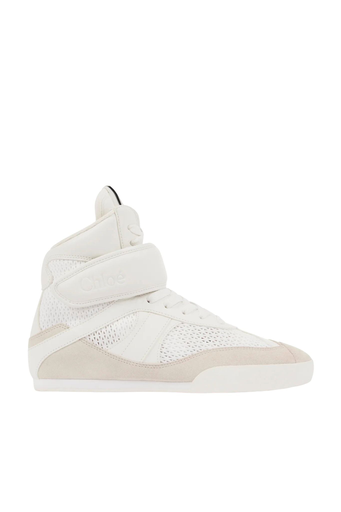 Chloe Kick High Top Sneakers - Vermillion