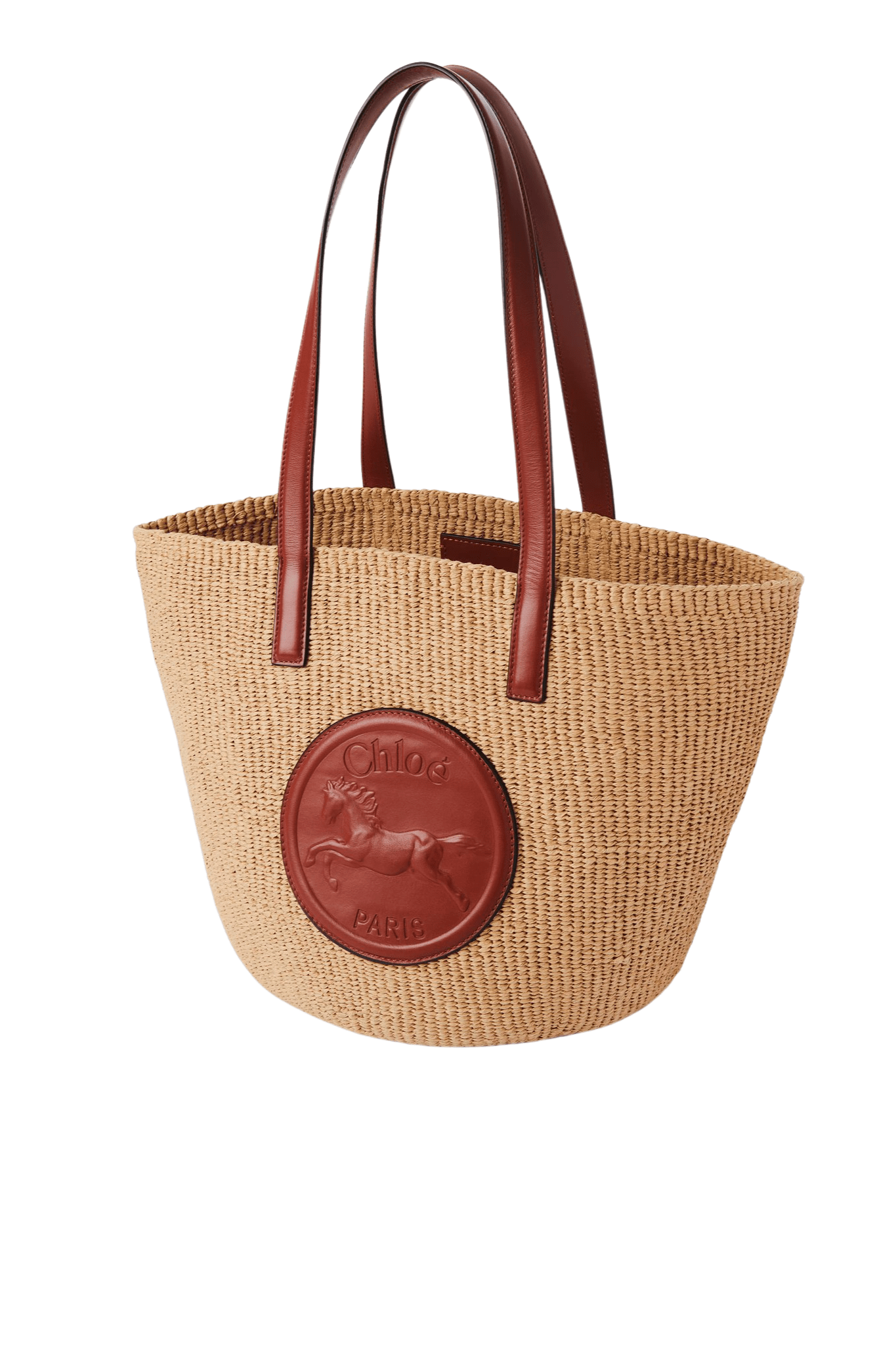 Chloe Large Basket Bag - Vermillion