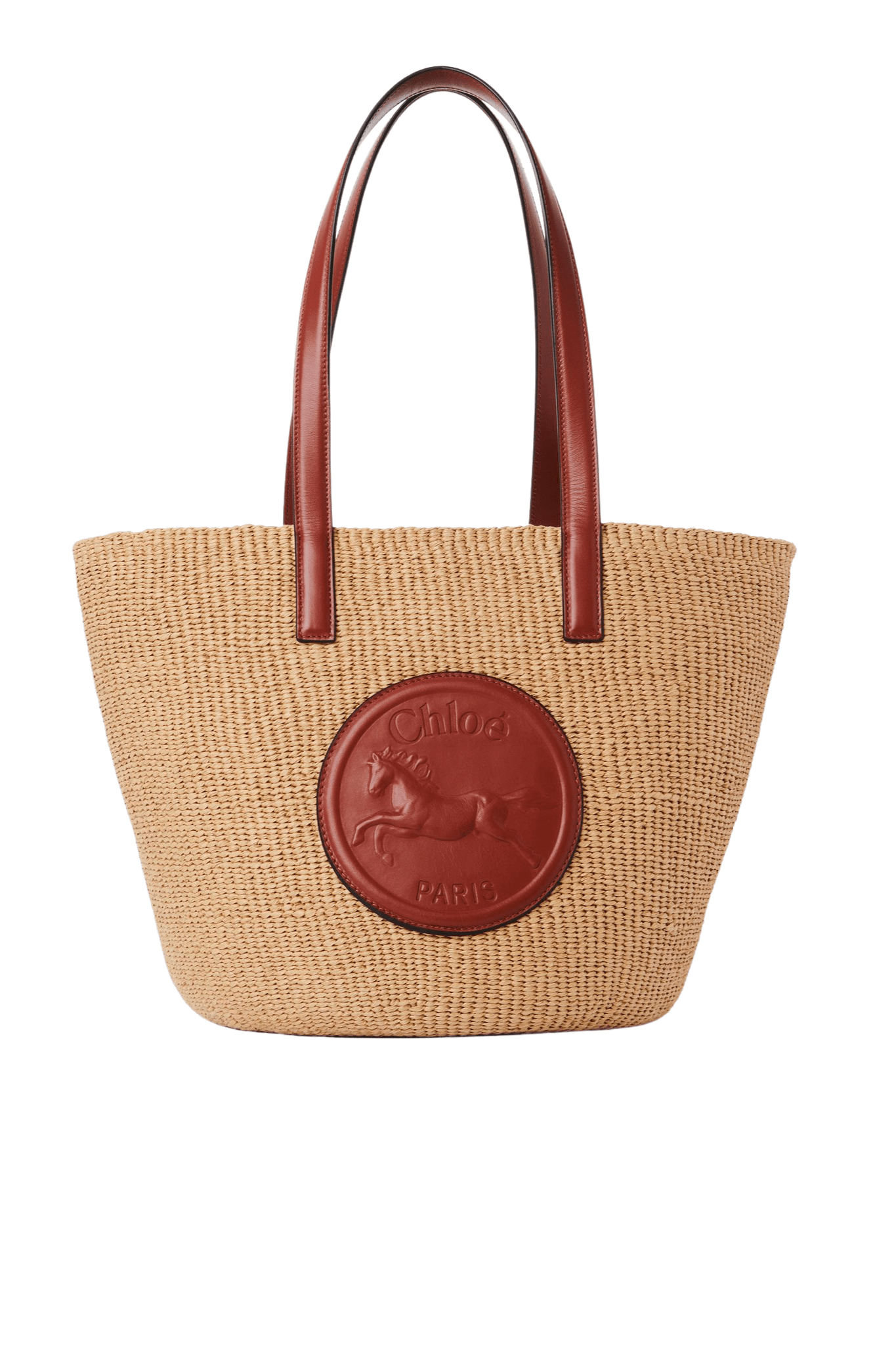 Chloe Large Basket Bag - Vermillion