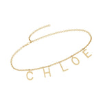 Chloe Letters Jewelry Belt - Vermillion