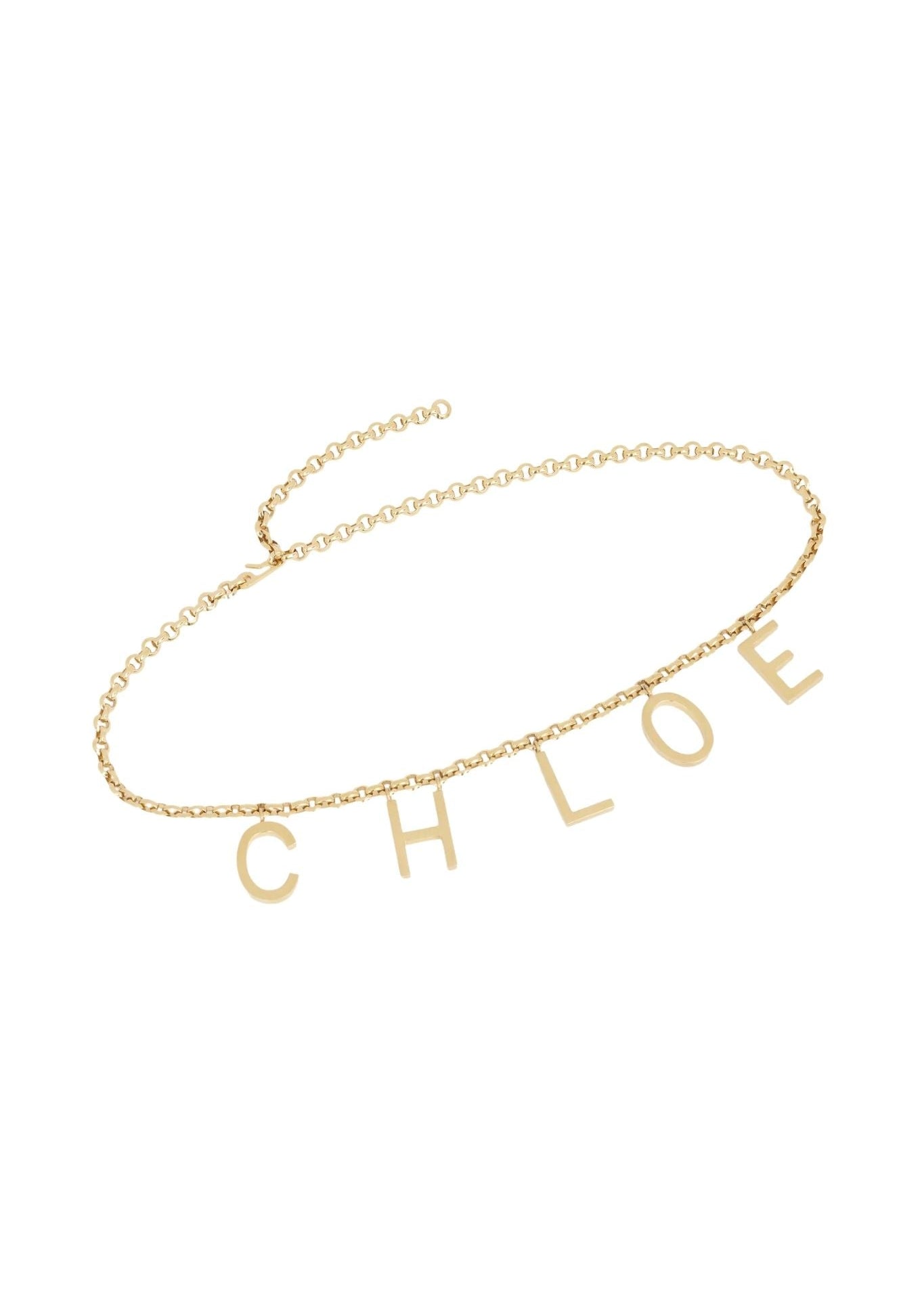 Chloe Letters Jewelry Belt - Vermillion