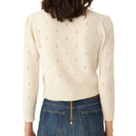 Chloé Logo Jumper in a Wool & Cashmere Knit - Vermillion