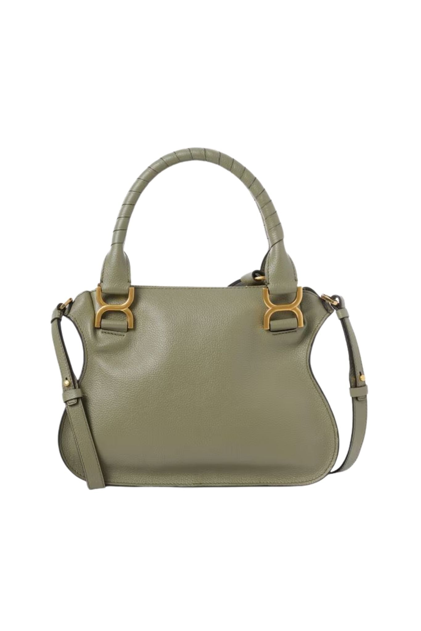 Chloe Marcie Bag in Grained Leather - Vermillion