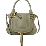 Chloe Marcie Bag in Grained Leather - Vermillion
