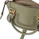 Chloe Marcie Bag in Grained Leather - Vermillion