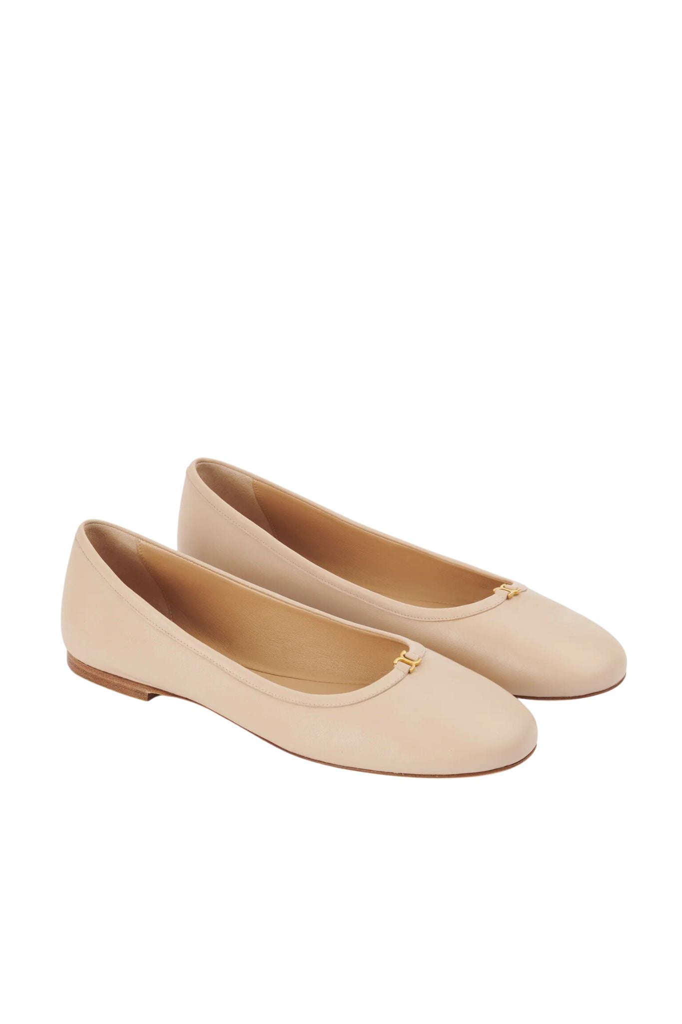 Chloe Marcie Ballerina Flats - Vermillion