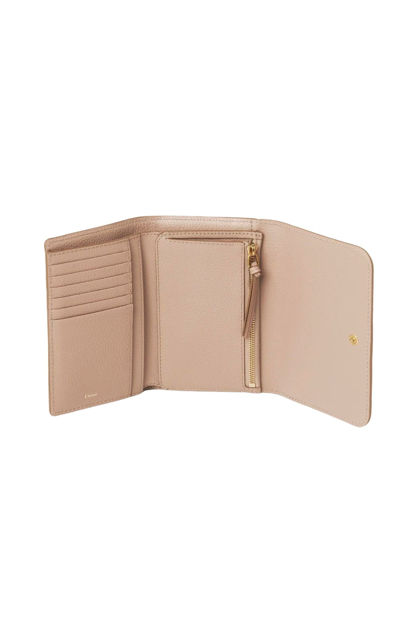 Chloe Marcie Compact Wallet - Vermillion