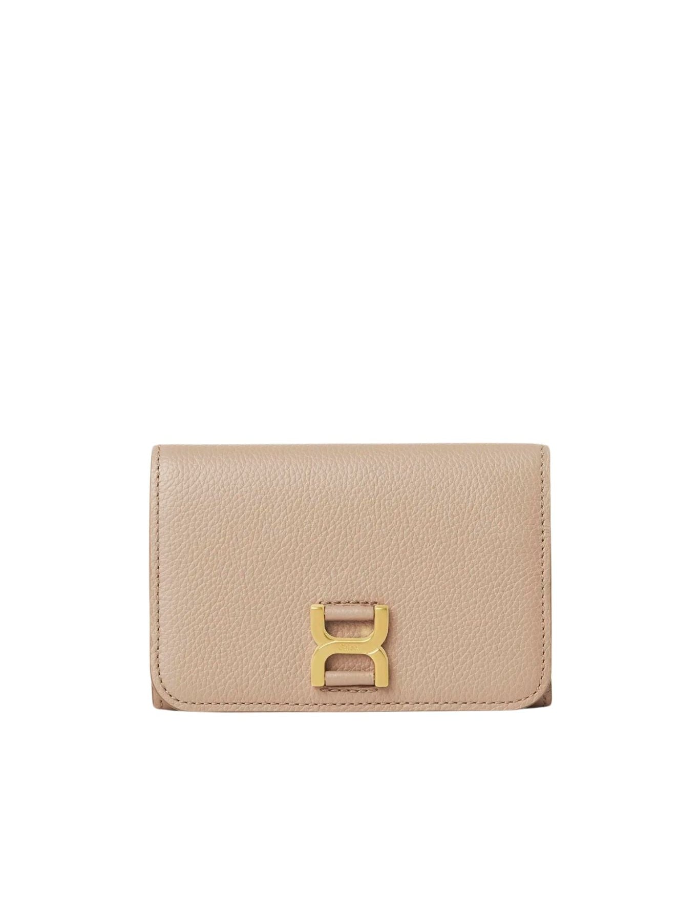 Chloe Marcie Compact Wallet - Vermillion