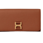 Chloe Marcie Long Wallet with Flap - Vermillion